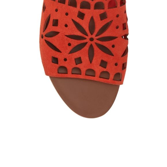 Tory Burch May Perforated Ankle Strap Sandal 6.5 NWB Including Dust Bag - Picture 13 of 13